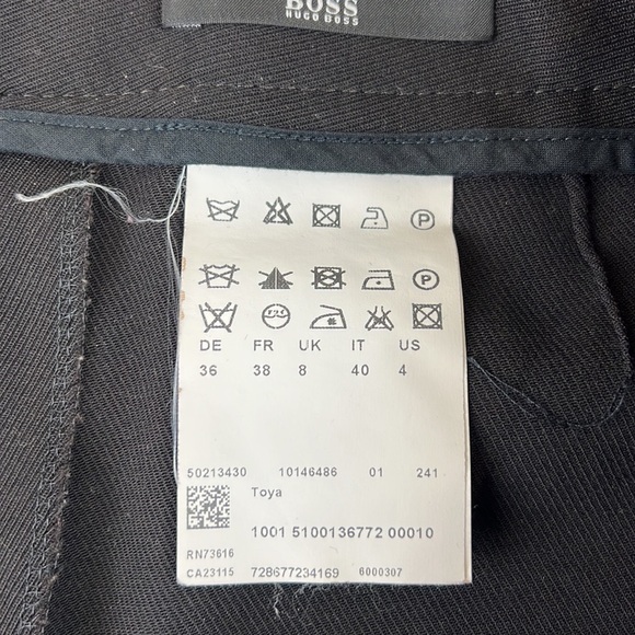 Boss Hugo Boss Black Trousers with Stretch - Picture 6 of 13